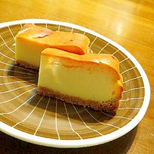 カルピス入りのベイクドチーズケーキ